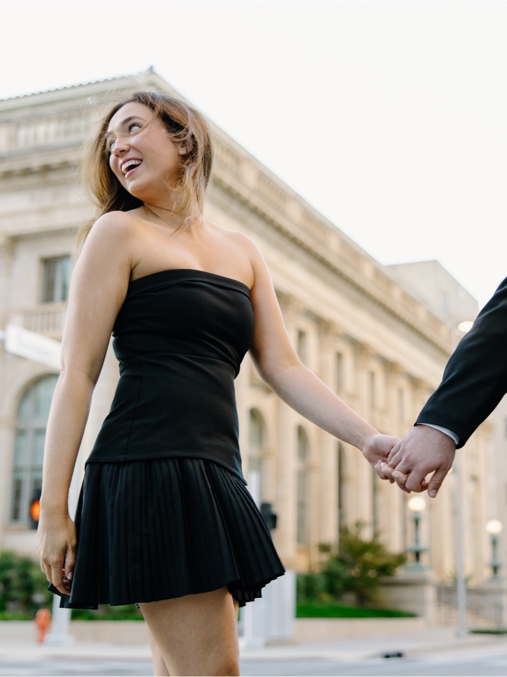 BHLDN Black Dress with Branded Label